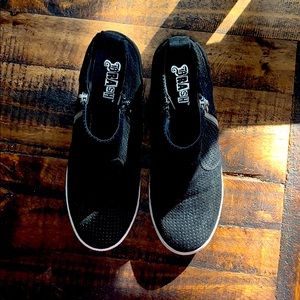 Wedge fashion sneakers